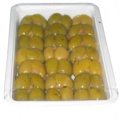 Olive ripiene calabria vaschetta da kg 0,400